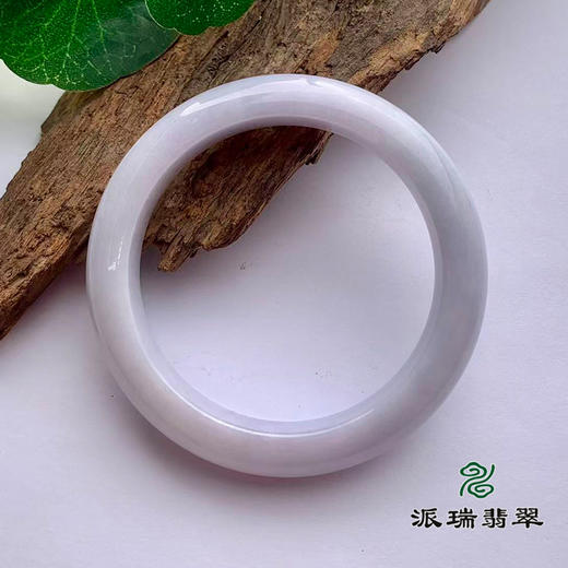 派瑞翡翠 翡翠手镯 糯种 紫色 商品图1