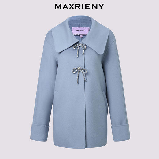 玛克门店发货：MAXRIENY极简学院风外套(货号:MF86CT508) 商品图4