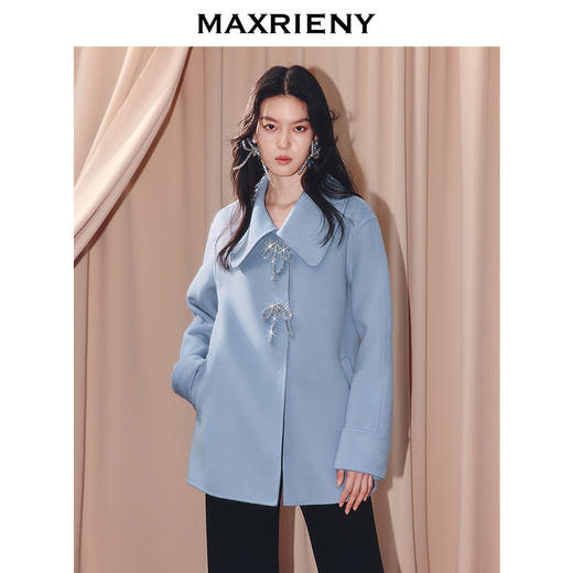 玛克门店发货：MAXRIENY极简学院风外套(货号:MF86CT508) 商品图0