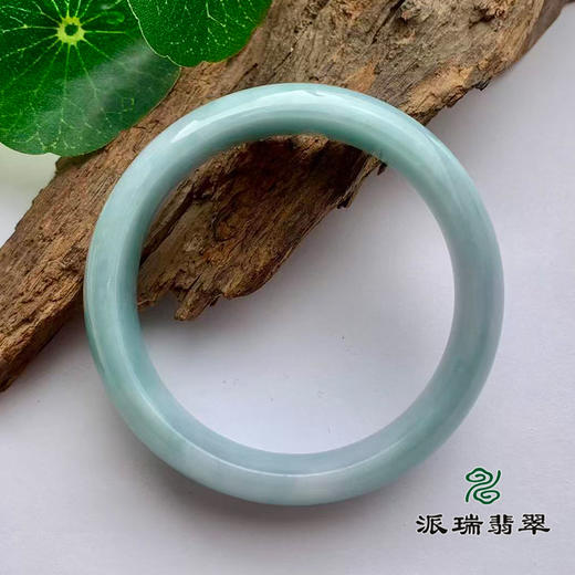 派瑞翡翠 翡翠手镯 糯种 绿色 商品图1