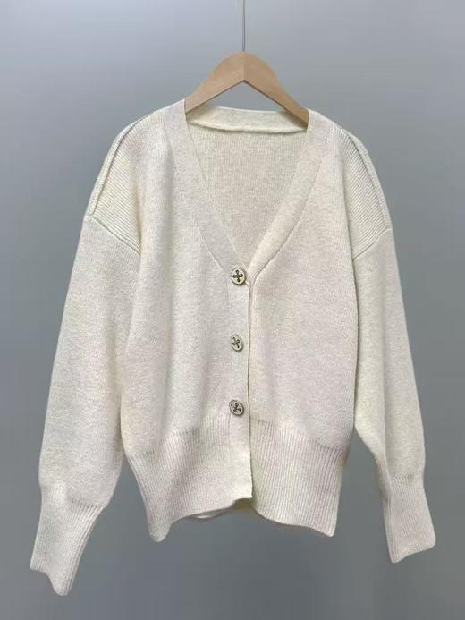 清了！清！不支持退货【自营】【韩系毛衣】星空宽螺纹～宽螺纹开衫气质开叉下摆毛衣-喜出 商品图2