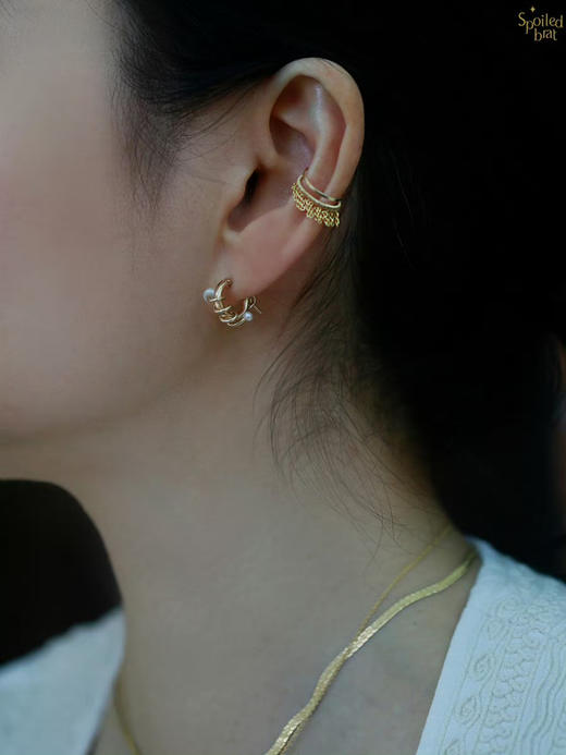 SpoiledBrat Jewelry流苏双层耳骨夹 商品图3