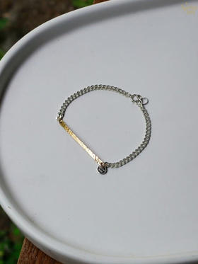 SpoiledBrat Jewelry金银配ID一字手链