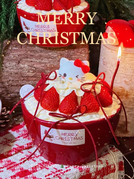 【下架】🧨2026新年「新年红の红彤彤草莓碗！」女生小朋友超爱，拍照超出片！100%动物奶油（有大小碗可选·提前3小时预订） 商品图6