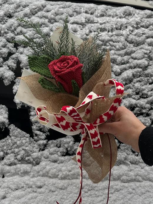 圣诞限定   毛绒玫瑰 · 花束 商品图0