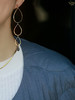 SpoiledBrat Jewelry黑发晶四层水滴耳环 商品缩略图1
