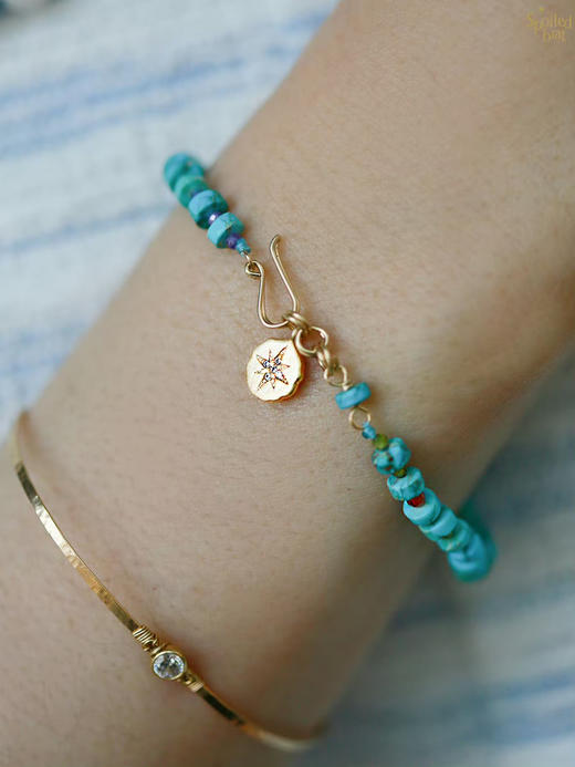 SpoiledBrat Jewelry绿松彩石手链 商品图0