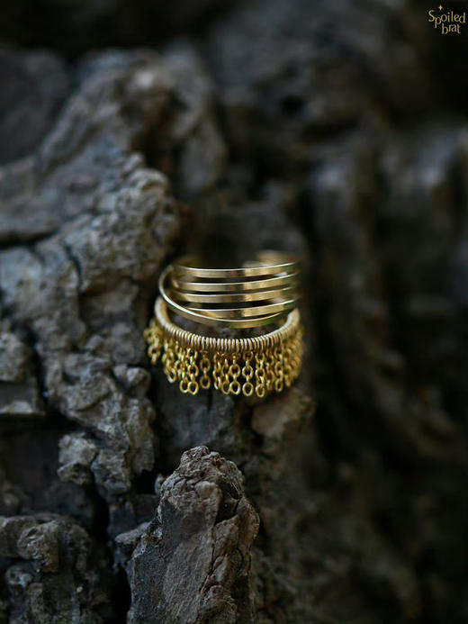 SpoiledBrat Jewelry流苏双层耳骨夹 商品图2