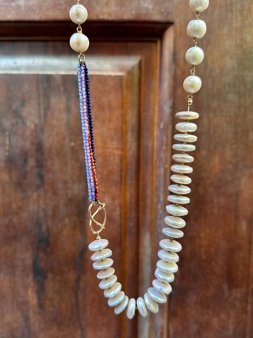 SpoiledBrat Jewelry纽扣珍珠彩珠项链 商品图9