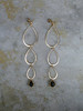 SpoiledBrat Jewelry黑发晶四层水滴耳环 商品缩略图0