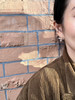SpoiledBrat Jewelry十字耳环系列｜月光石珍珠耳环 商品缩略图2