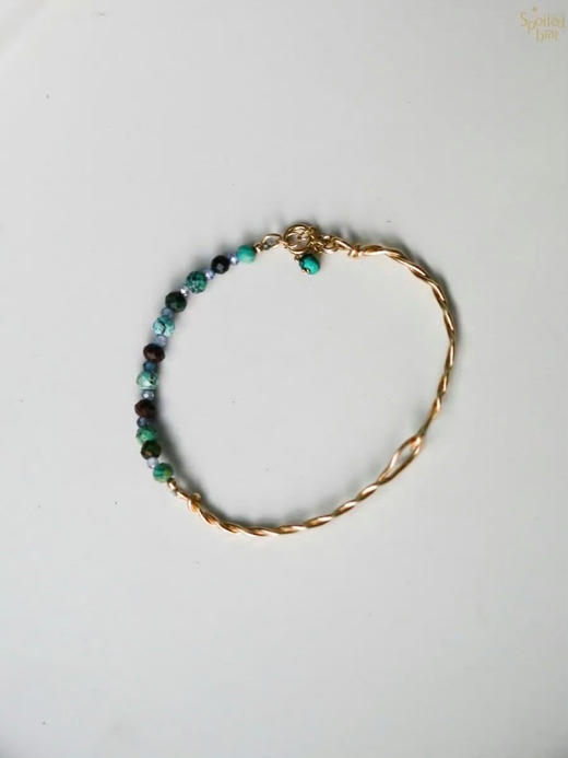 SpoiledBrat Jewelry绿松石绳结手镯 商品图2
