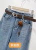 女王节抢购价-不支持退（清）【自营】🔥🔥🔥【爆款牛仔】加厚密密绒～1190小个子款！高级感浅色牛仔软料冬季保暖哈伦牛仔裤-喜出 商品缩略图4