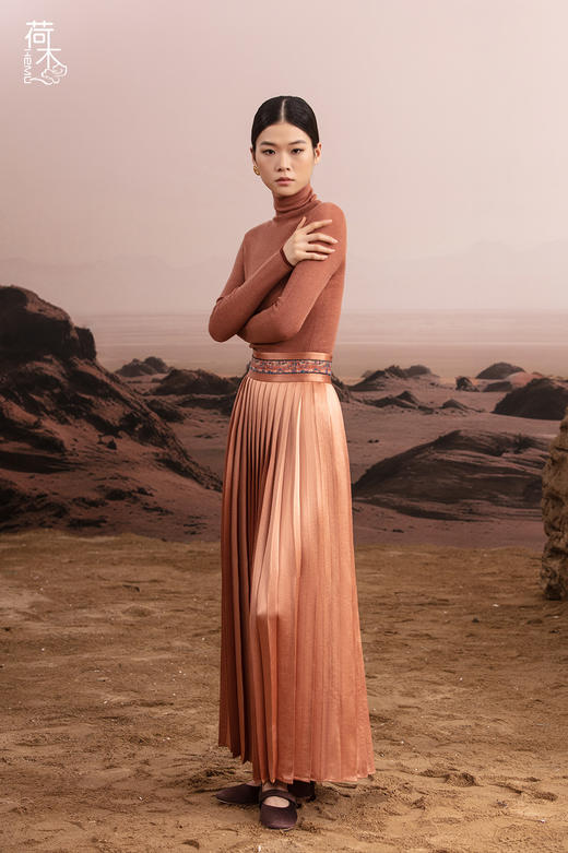 荷木HEMU丨韩仁锦系列百褶裙 商品图3