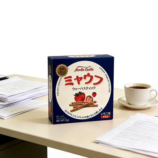挪帝堡草莓味/巧克力味爆浆威化卷心酥45g  152941/152942 商品图1
