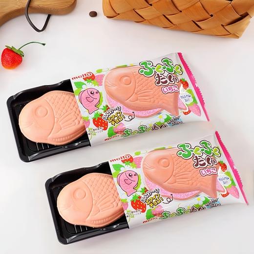名糖鱼造型草莓味巧克力夹心威化饼干16.5g/152918 商品图4