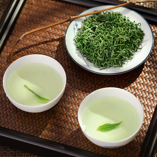 【严选】恩施硒茶  绿茶新茶明前特级富硒茶高山毛尖茶叶恩施硒茶条盒装120g/盒（厂家直发） 商品图2