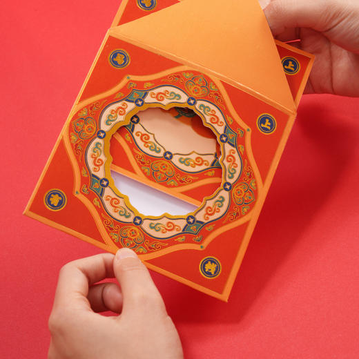 马年团团国风纹样贺卡 商品图6