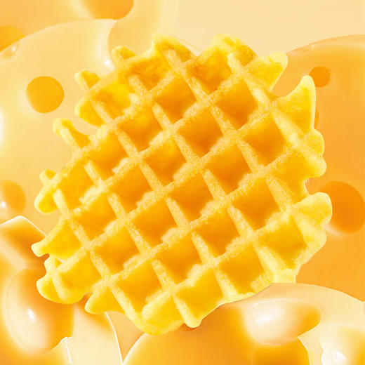 丹夫芝士肉松华夫饼160g 商品图2