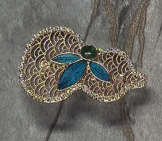 花丝镶嵌(葫芦胸针） 商品图0