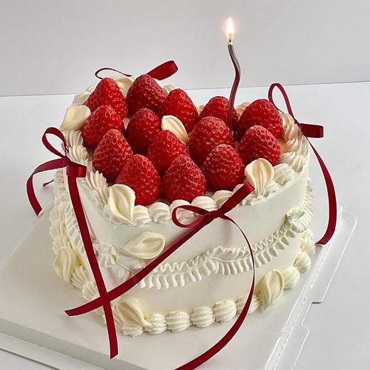 【草莓爱心cake】 商品图0