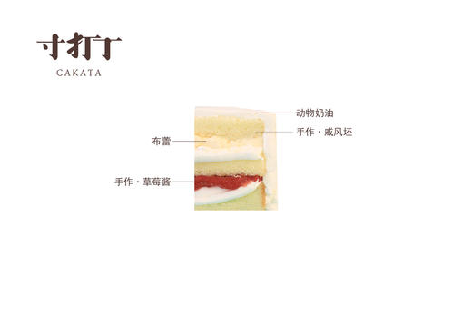 生日快乐·马上开心/草莓布蕾奶油蛋糕（可备注少糖） 商品图3
