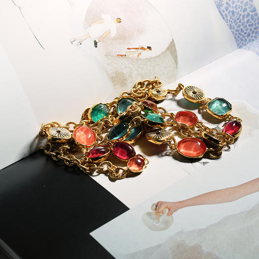 北京仓｜Goossens Paris-RAINBOW CABOCHONS-彩虹色 岩石水晶 长项链［法国设计师］ 商品图4