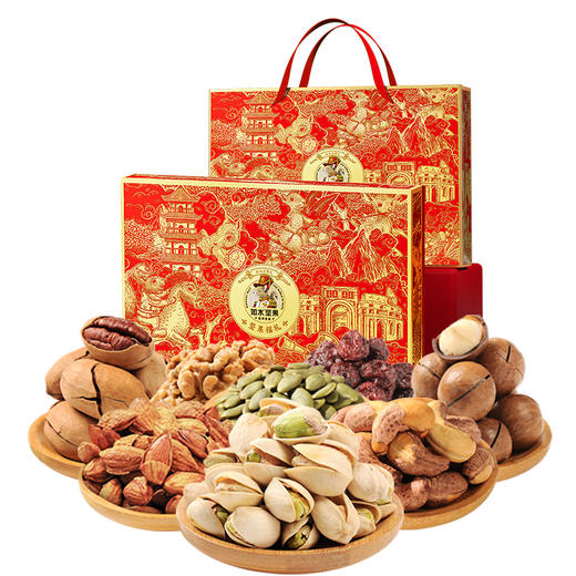 如水坚果福礼礼盒1230g【年货】KY 商品图1