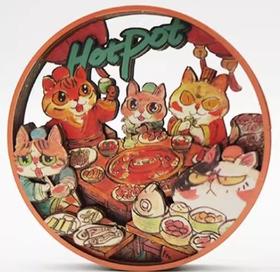 泡面猫丨立体冰箱贴