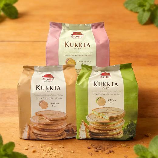 阡朋牛奶巧克力味/抹茶巧克力味/草莓白巧克力味夹心饼干72g香浓酥脆下午茶必备 150305/150306/150114 商品图1