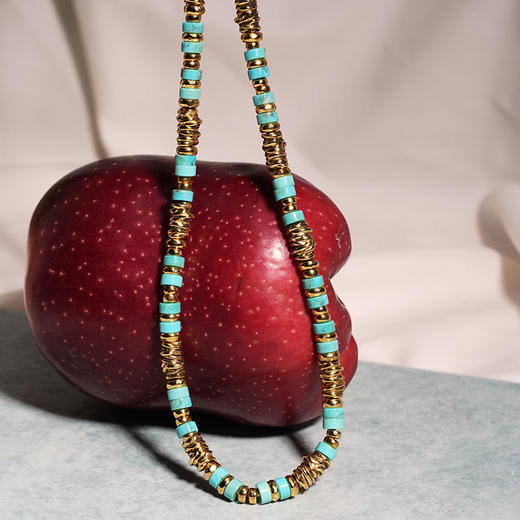 北京仓｜Goossens Paris-Ariane-绿松石 项链［法国设计师］ 商品图3