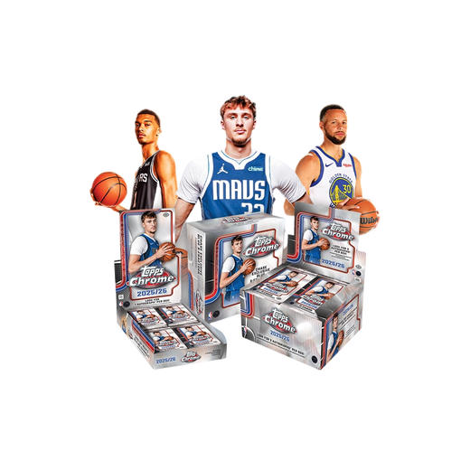 Topps Chrome 篮球系列Hobby/Jumbo/Value/Mega系列球星卡（盲盒属性 不支持7天无理由退换货） 商品图0