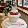 【与你“莓”好】幸福是一个草莓Kitty碗 小蛋糕 商品缩略图0