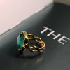 北京仓｜Goossens Paris-CABOCHONS-绿色 梭形交叉 岩石水晶 戒指［法国设计师］ 商品缩略图3