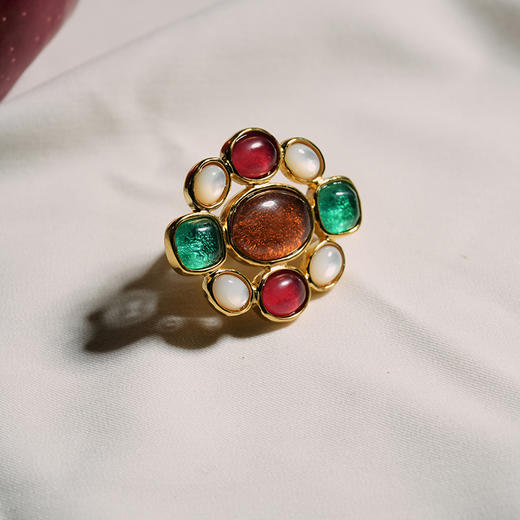 北京仓｜Goossens Paris-Lagune-多宝 岩石水晶 戒指［法国设计师］ 商品图3