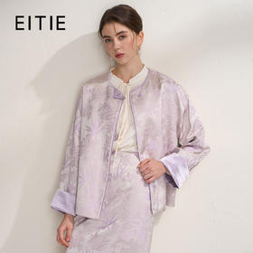 EITIE爱特爱提花新中式国风时尚印花2026年春季新款外套A2603107