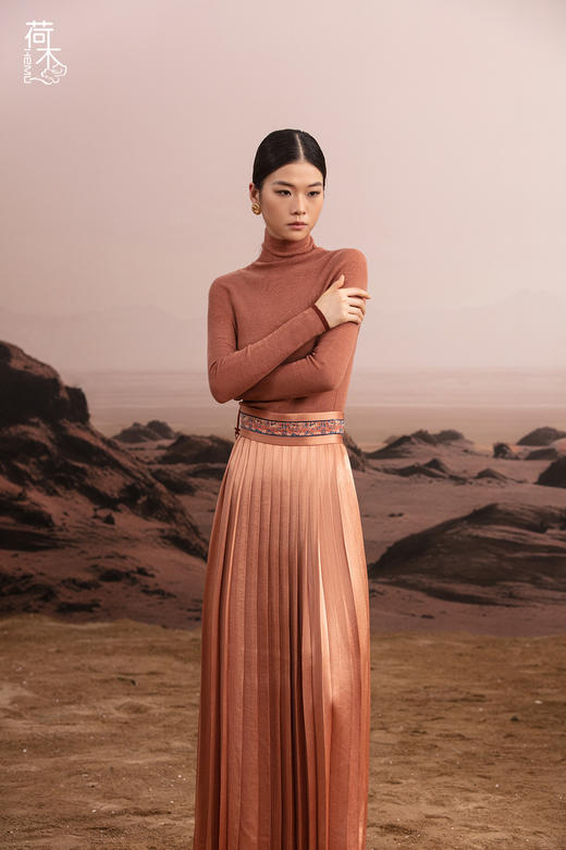 荷木HEMU丨韩仁锦系列百褶裙 商品图0