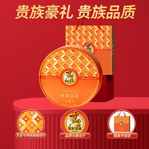如水财源滚滚礼盒980g【年货】KY 商品图3