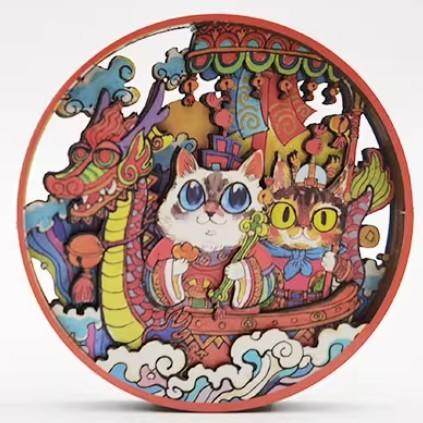 泡面猫丨立体冰箱贴 商品图1