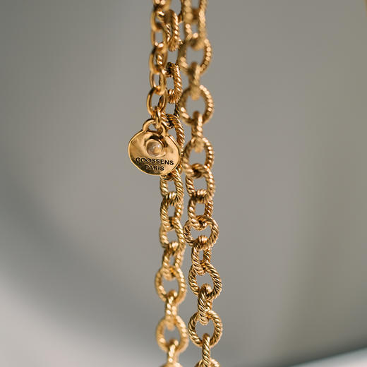 北京仓｜Goossens Paris-RAINBOW CABOCHONS-彩虹色 岩石水晶 长项链［法国设计师］ 商品图6