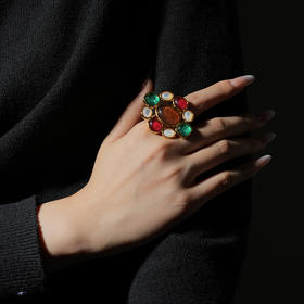 北京仓｜Goossens Paris-Lagune-多宝 岩石水晶 戒指［法国设计师］