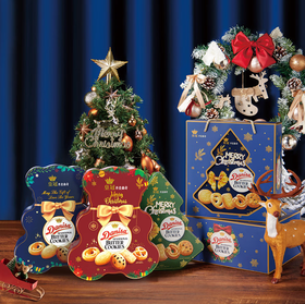 皇冠丹麦曲奇饼干缤纷装小熊版132g