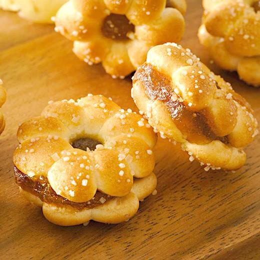 VFOODS菠萝果酱夹心饼干/椰子味 50g单独小包装椰子味休闲零食茶点 152936/152937 商品图1