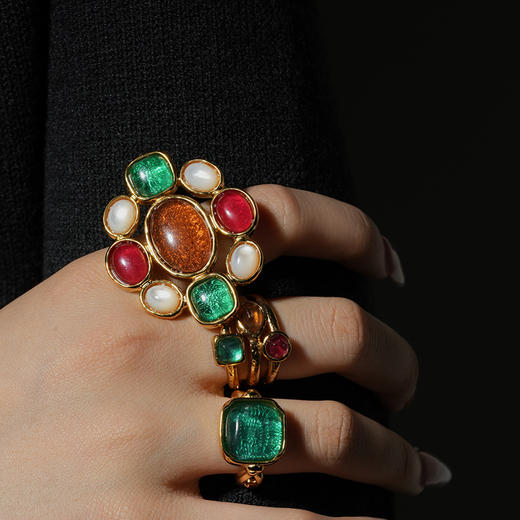 北京仓｜Goossens Paris-Lagune-多宝 岩石水晶 戒指［法国设计师］ 商品图7