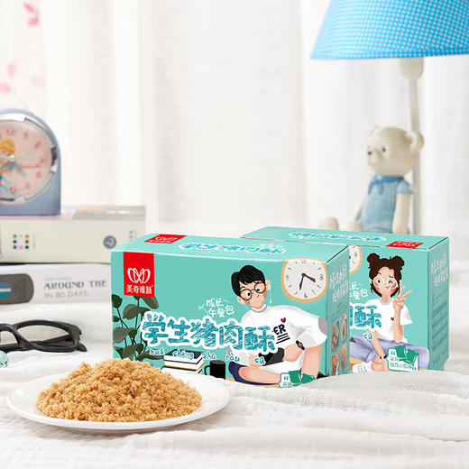 【休闲食品 肉酥】美奇唯新84g学生肉酥 商品图2