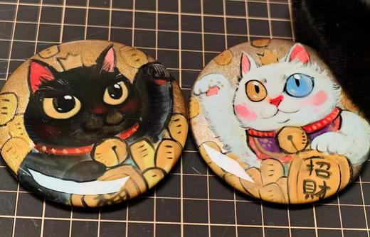 泡面猫丨马口铁徽章 商品图0