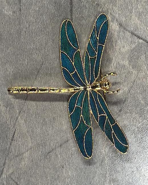 花丝镶嵌(大蜻蜓胸针） 商品图0