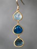 SpoiledBrat Jewelry三色宝石系列 | 蓝玉髓/磷灰石/托帕石耳环 商品缩略图6