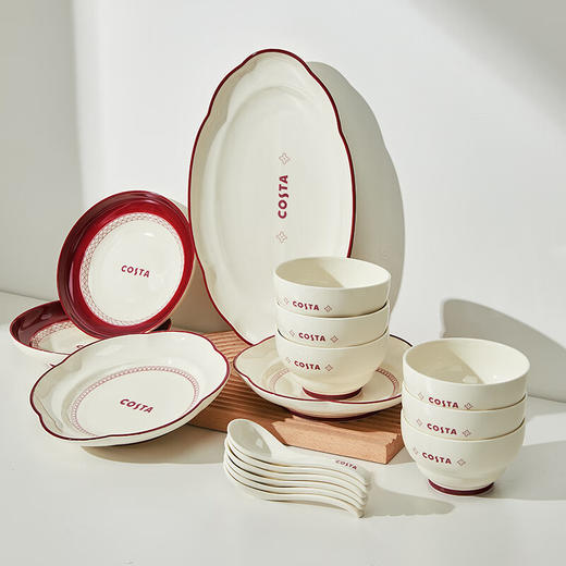 【分仓直发包邮】COSAT陶瓷餐具-胭脂CO-CJ004 商品图0