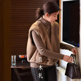 【预售7天】良木礼水貂马甲（D251103627F）